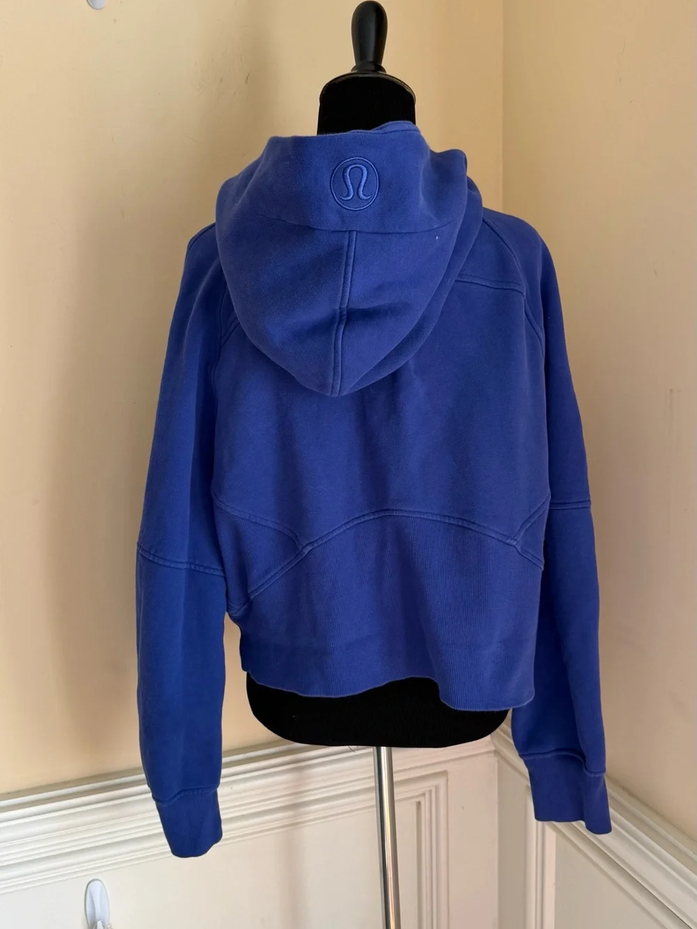 Lululemon Cobalt Blue Scuba Oversized Half-Zip Hoodie W3DM4S Size M/L‎